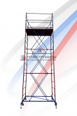 Вышка-тура Флагман ВС 1,2х2,0. Высота 6,3 м. 3 секции